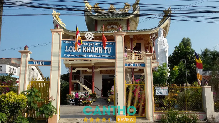 Ngôi chùa đẹp ở Hậu Giang 