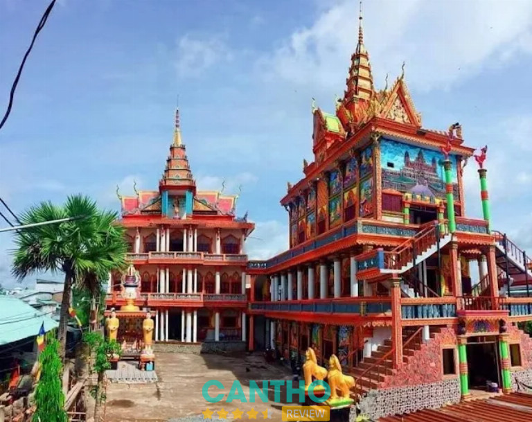 Chùa Khmer ở Hậu Giang