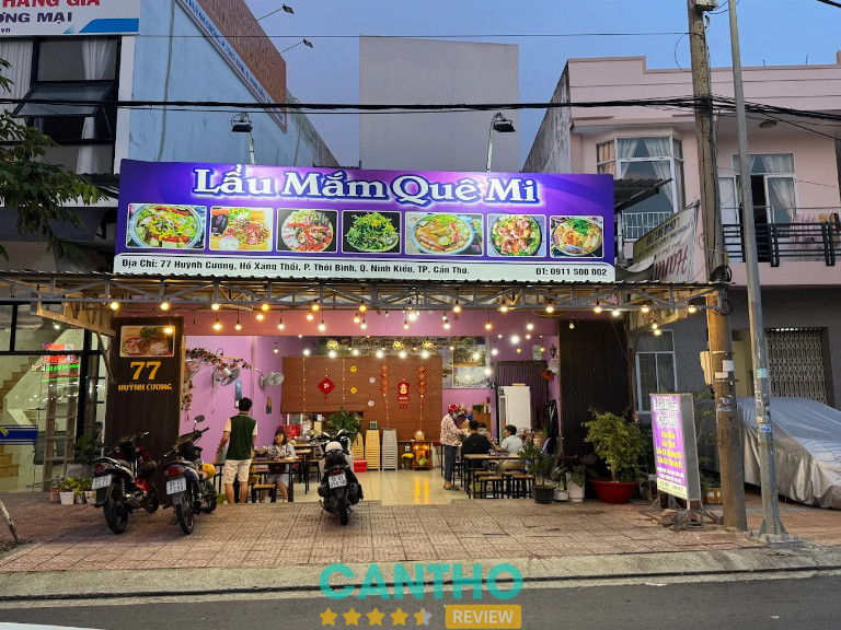 Bài viết đánh giá về Lẩu Mắm Quê Mi: 77 Huỳnh Cương, Ninh Kiều