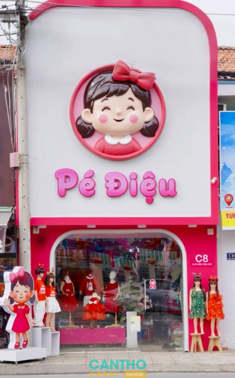 Bài viết đánh giá về Pé Điệu Shop: C8 Mậu Thân, Ninh Kiều