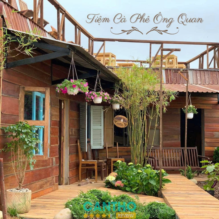 Tiệm cà phê Ông Quan là Quán cafe phong cách Đà Lạt tại Cần Thơ