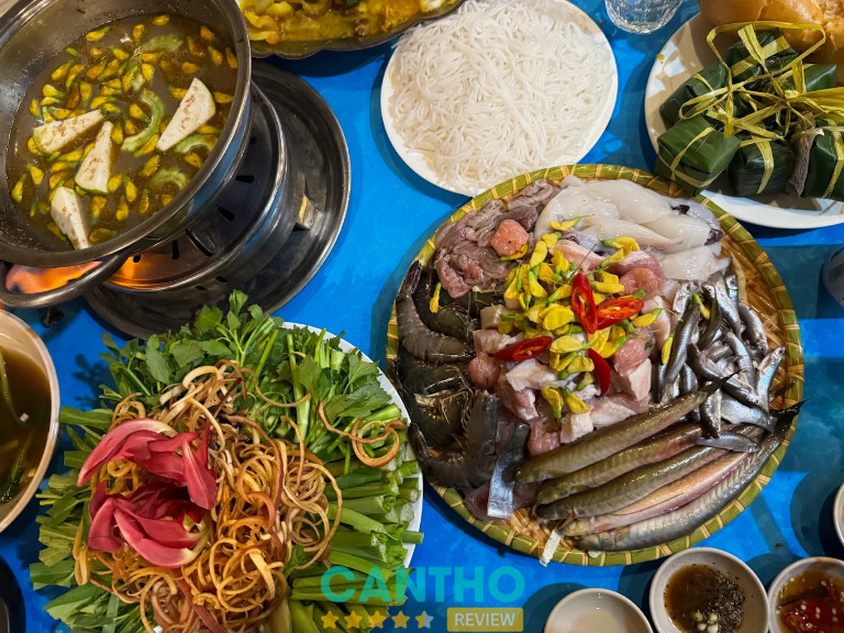 Quán lẩu cá kèo ngon nhất ở Cần Thơ - Nhà hàng Sông Hậu