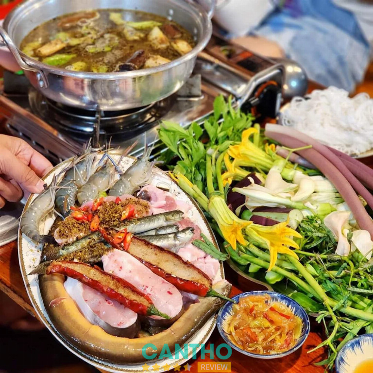 Quán lẩu mắm ngon tại Cần Thơ