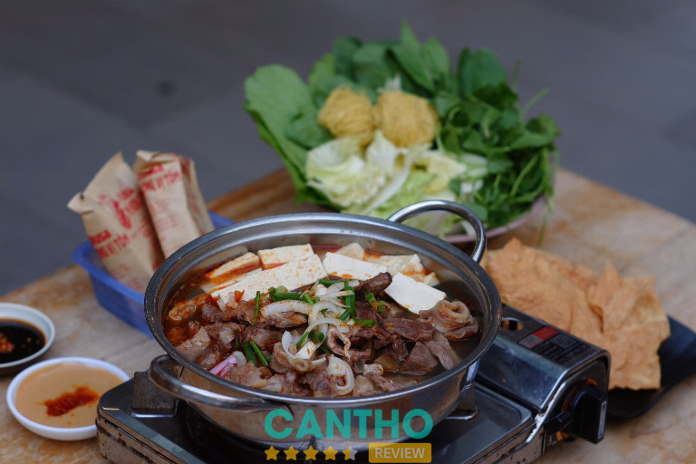 quán lẩu ngon tại Cần Thơ - Lẩu Bò Bà Ròm