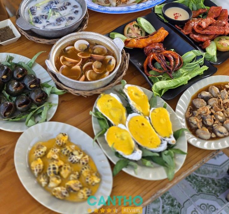 Quán ốc ngon ở Cần Thơ