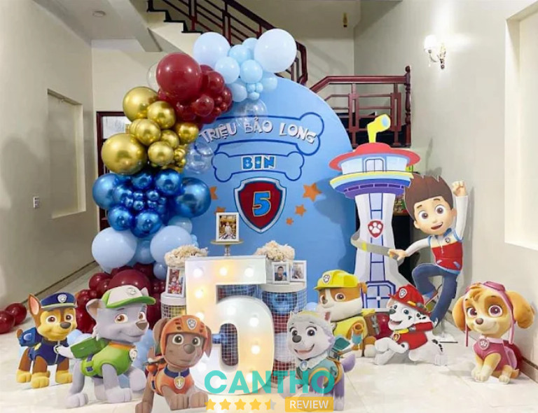 Shop bán phụ kiện trang trí sinh nhật ở Cần Thơ giá rẻ