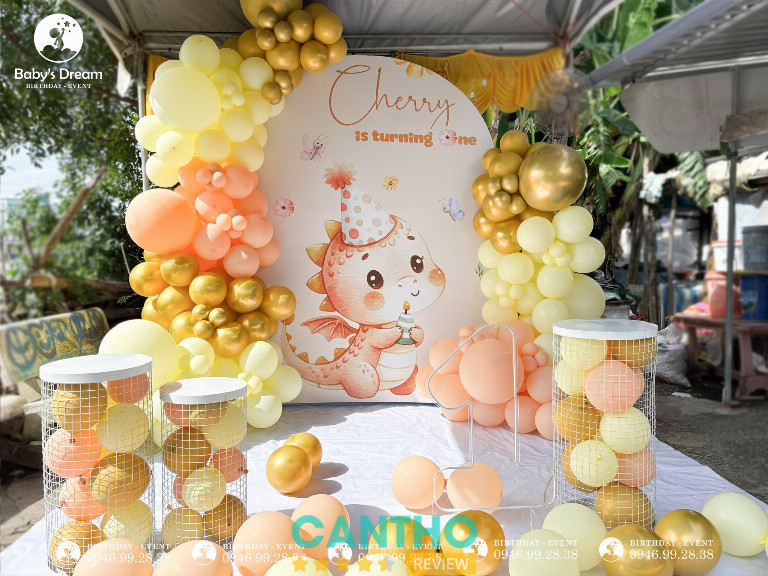 Shop bán phụ kiện trang trí sinh nhật ở Cần Thơ Baby's Dream