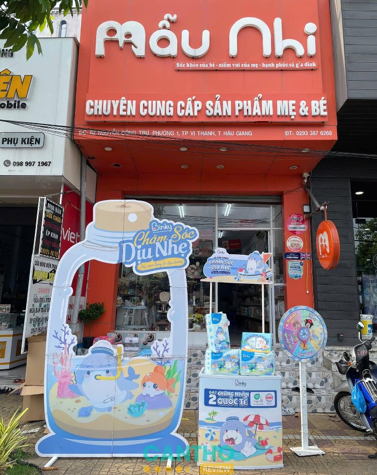 Shop chuyên bán đồ mẹ và bé ở Vị Thanh