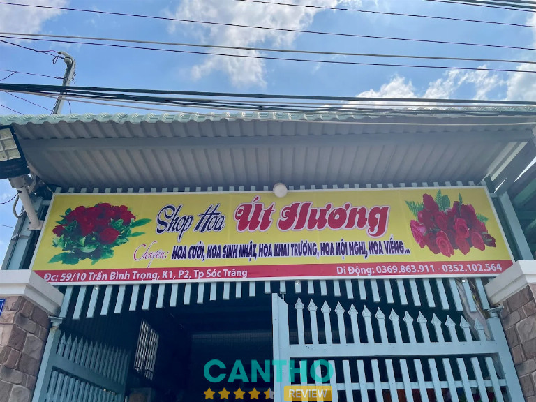 bài viết đánh giá về Shop Hoa Út Hương: 73 Nguyễn Trung Trực, P. Phú Lợi