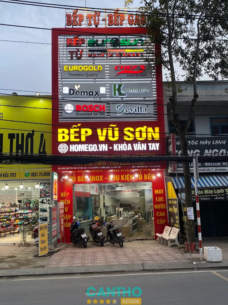 Bài viết đánh giá về Siêu Thị Bếp Vũ Sơn: 369D Nguyễn Văn Cừ, P. Tân An
