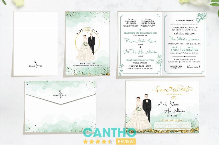 Tiệm in thiệp cưới ở Vị Thanh giá rẻ