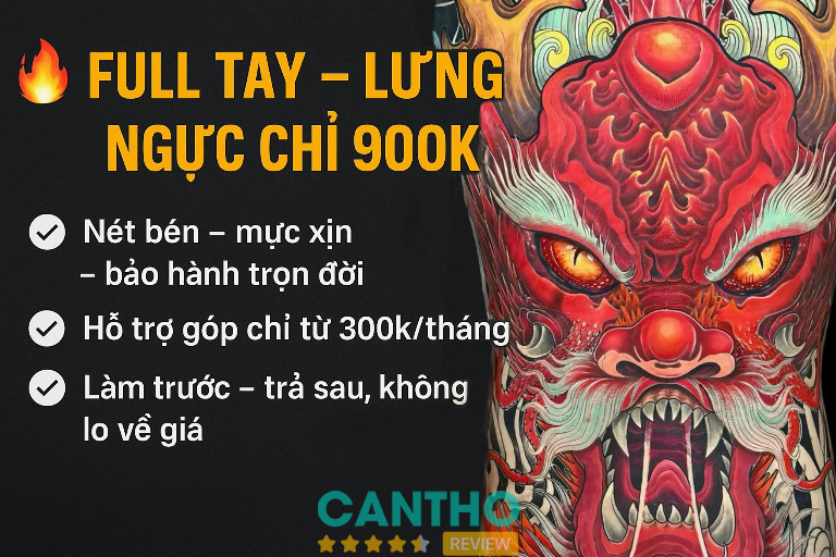 Tiệm xăm hình TatToo Trả Góp ở Sóc Trăng