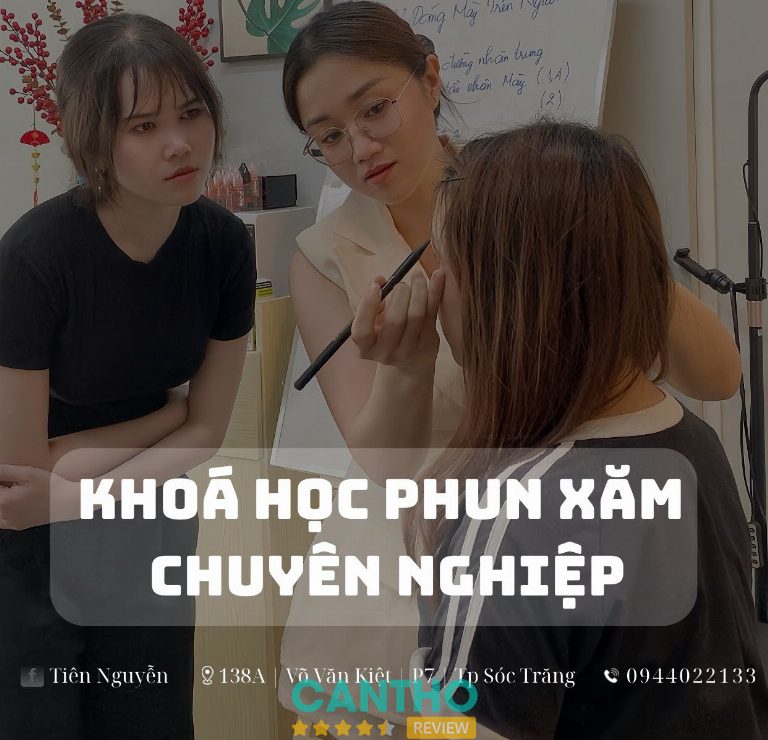 Địa chỉ đào tạo nghề phun xăm ở Sóc Trăng giá rẻ