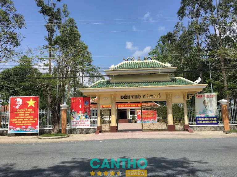 Đền thờ Bác Hồ - điểm du lịch ở hậu giang