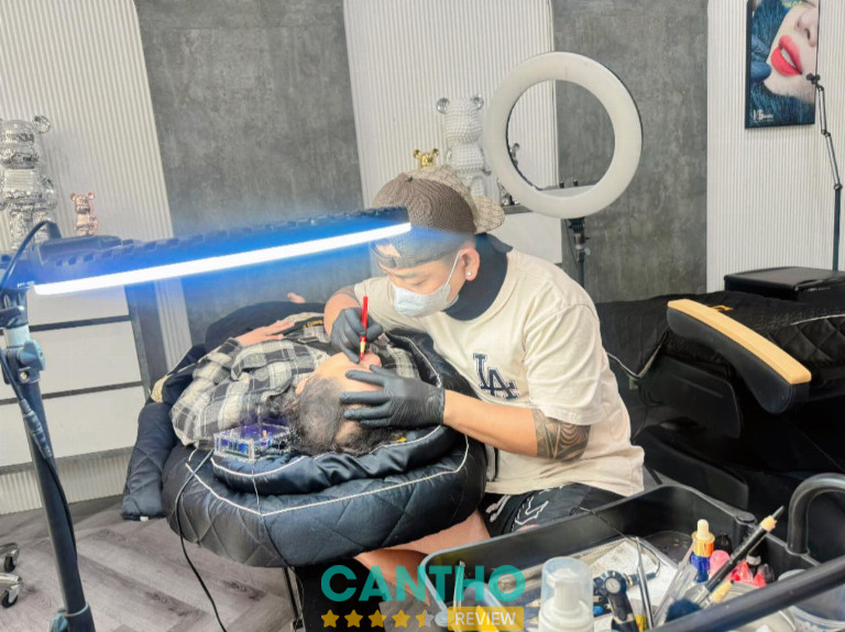 Địa chỉ phun xăm thẩm mỹ môi, mày ở Ngã Bảy Brows Beauty & Academy