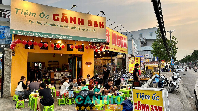 những quán ốc ngon nhất tại Cần Thơ