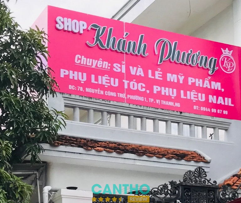Shop mỹ phẩm chất lượng ở Vị Thanh
