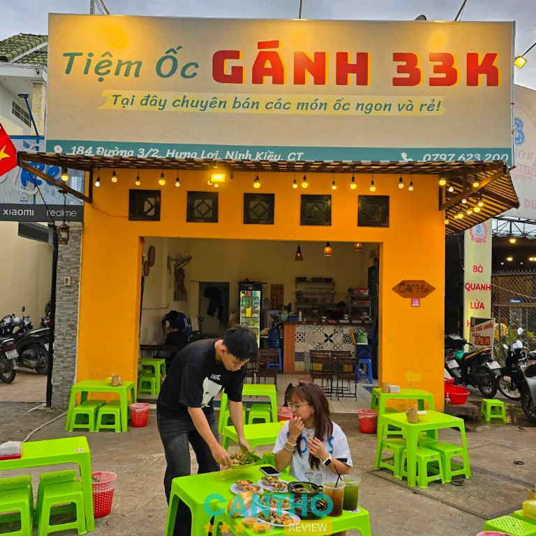 Bài đánh giá về Tiệm Ốc Gánh 33K - Cần Thơ
