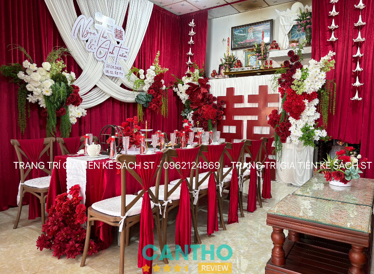 Trang Trí Gia Tiên Kế Sách ST trang trí gia tiên ngày cưới Sóc Trăng