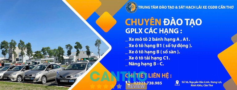 Trường dạy lái xe ô tô tại Cần Thơ uy tín