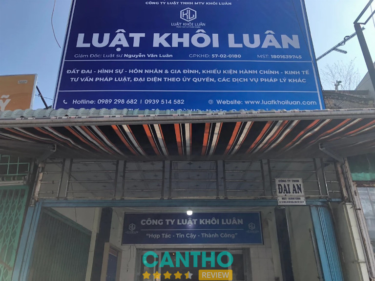 Văn phòng Công ty Luật Khôi Luân - Công ty luật uy tín tại Cần Thơ