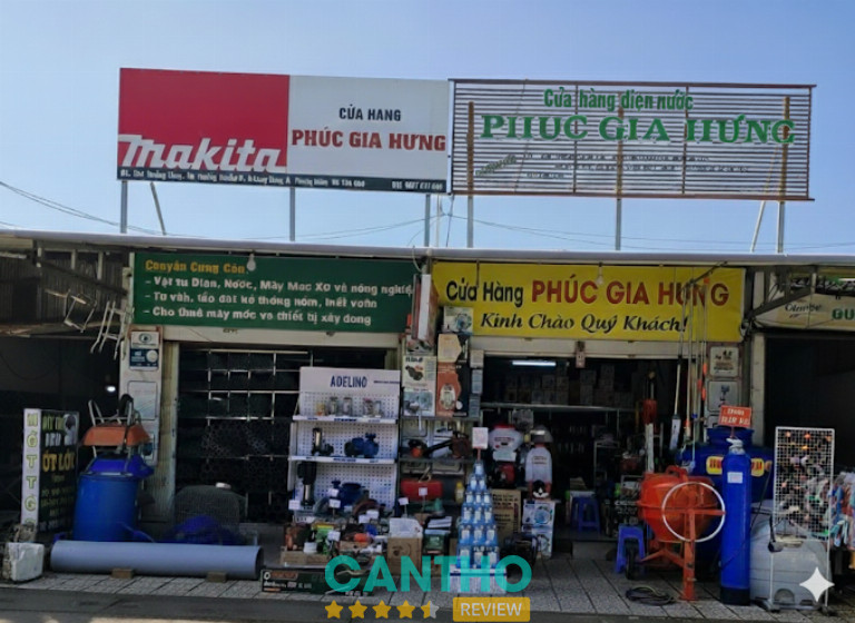Cửa hàng điện nước Phúc Gia Hưng Cần Thơ