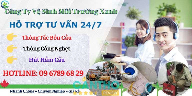 Công Ty Vệ Sinh Môi Trường Xanh hút hầm cầu tại Vị Thanh