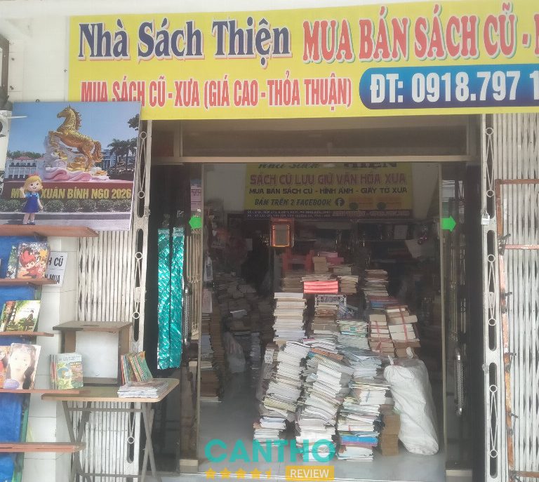 Tiệm sách cũ Cần Thơ - Nhà sách Thiện