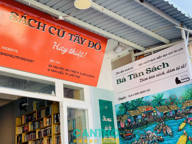 Tiệm sách cũ tại Cần Thơ - Sách Cũ Tây Đô