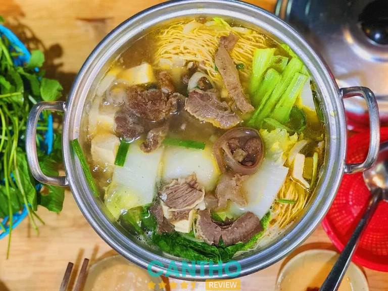 Quán Lẩu bò ba toa Bà Ròm ở Cần Thơ