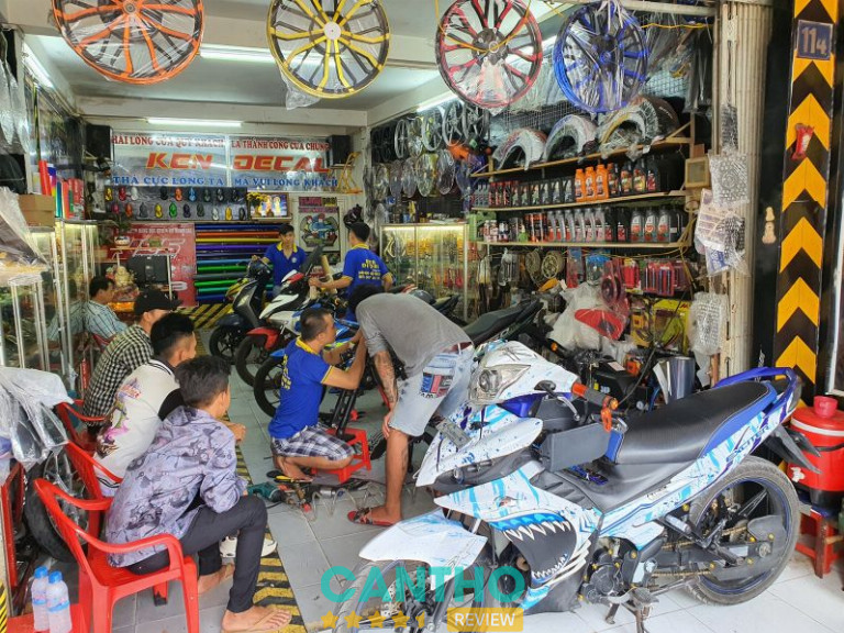 Shop đồ chơi xe máy tại Cần Thơ Ken Decal