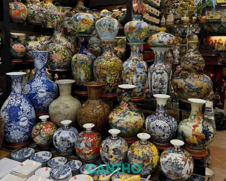 Cửa hàng gốm sứ ở Cần Thơ