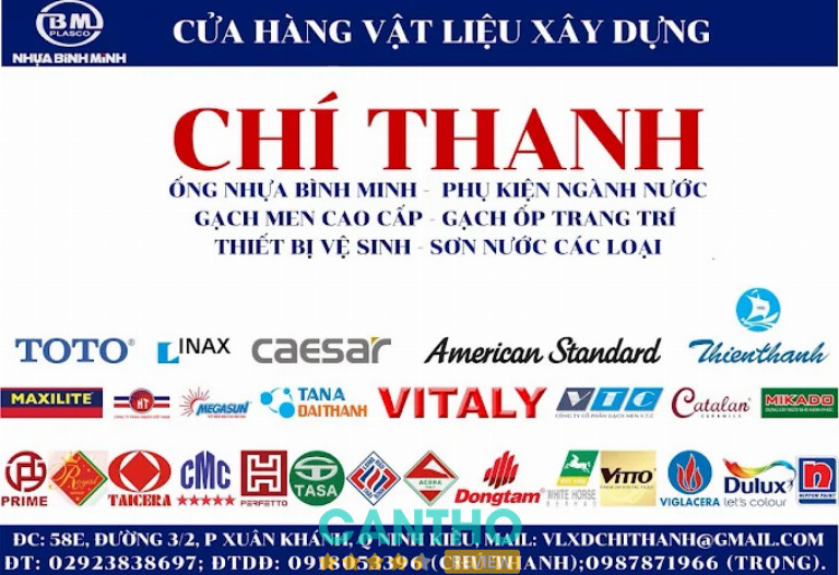 Cửa hàng vật liệu xây dựng Cần Thơ 