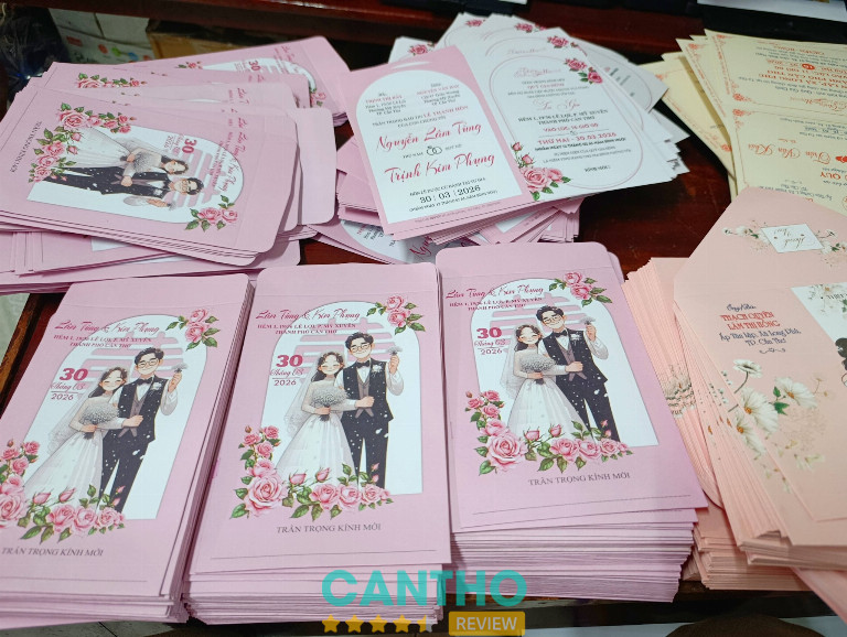 In Thiệp cưới Siêu Tốc ở Sóc Trăng