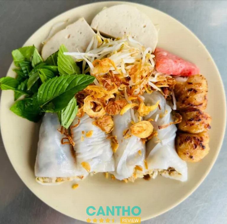 Quán bánh cuốn nóng ngon ở Cần Thơ