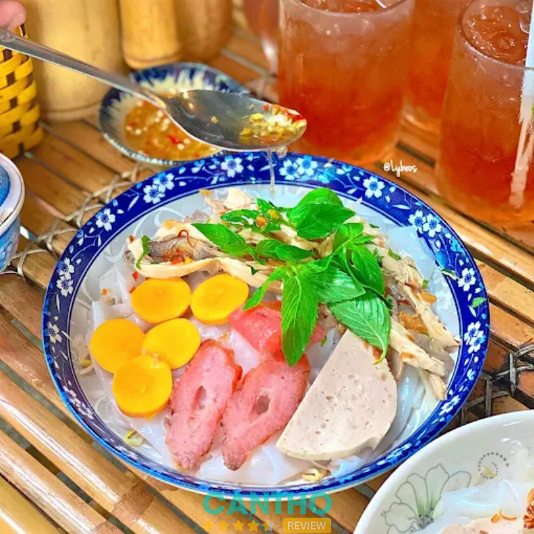 Bánh ướt lòng gà Cô Linh Cần Thơ