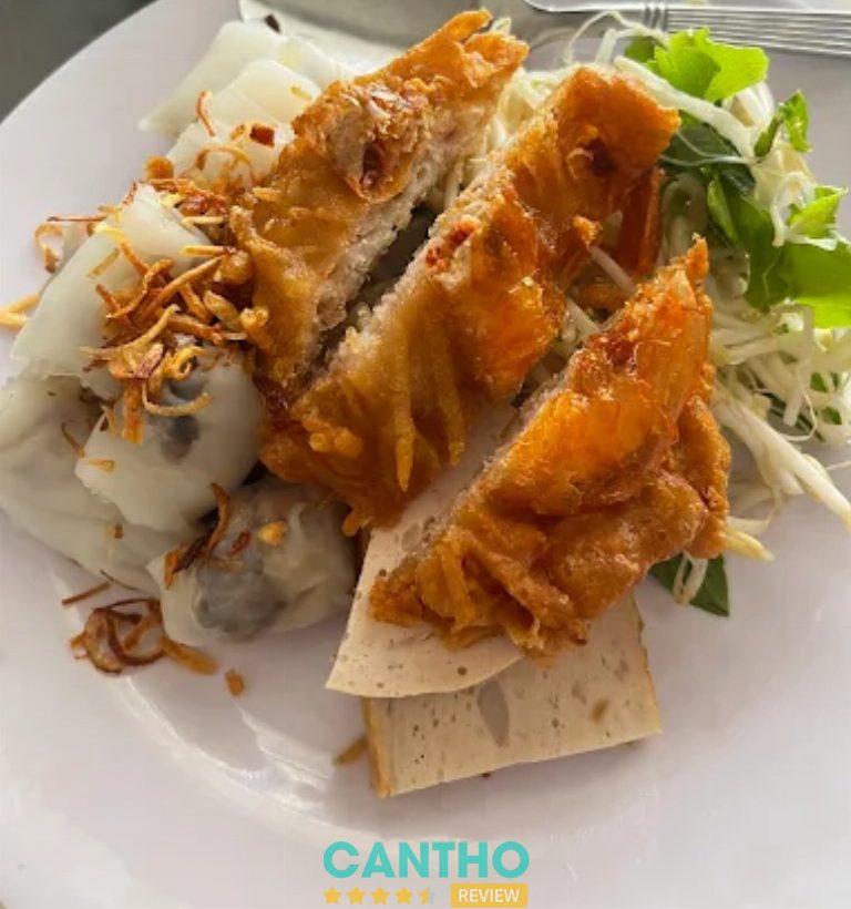 quán bánh cuốn nóng Dì Ba ở Cần Thơ