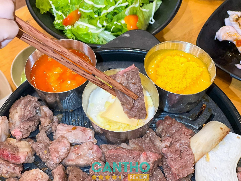 Quán bò nướng sốt trứng muối tại Cần Thơ 