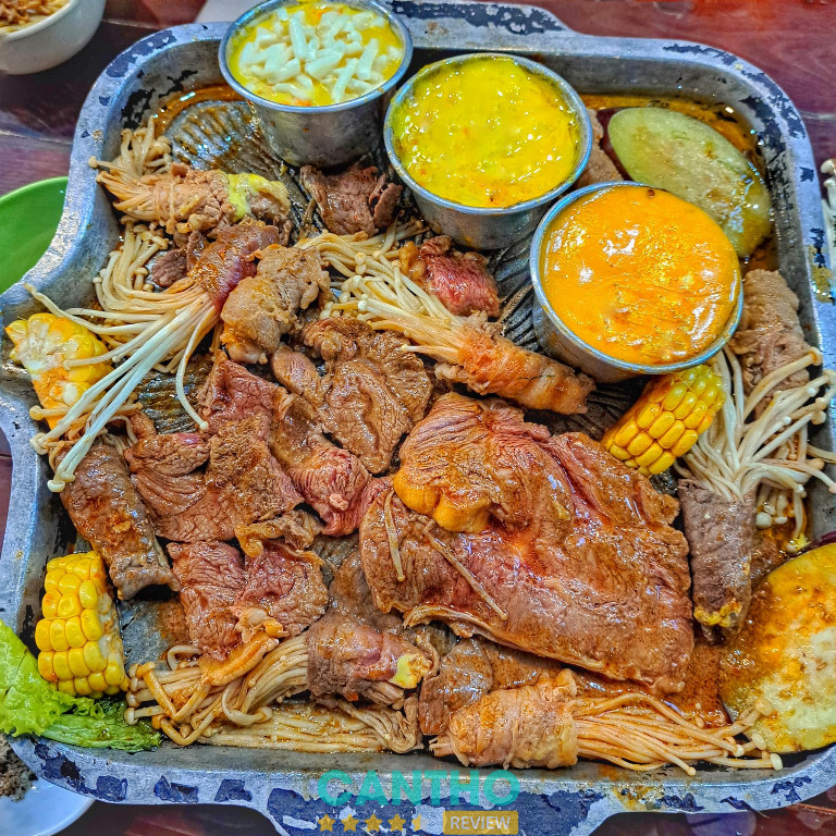 Quán bò nướng sốt trứng muối Cần Thơ 