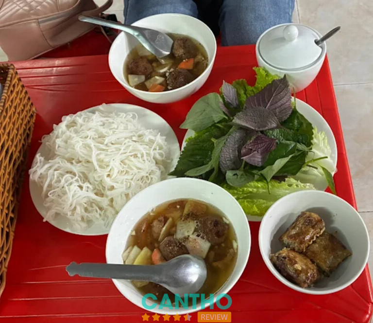 Quán bún chả Hà Nội ở Cần Thơ