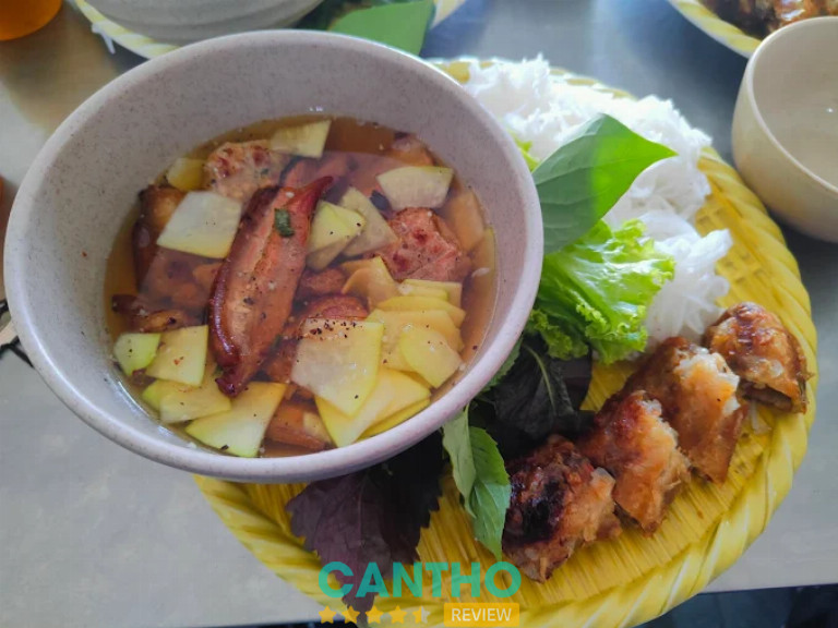 Quán bún chả Hà Nội tại Cần Thơ