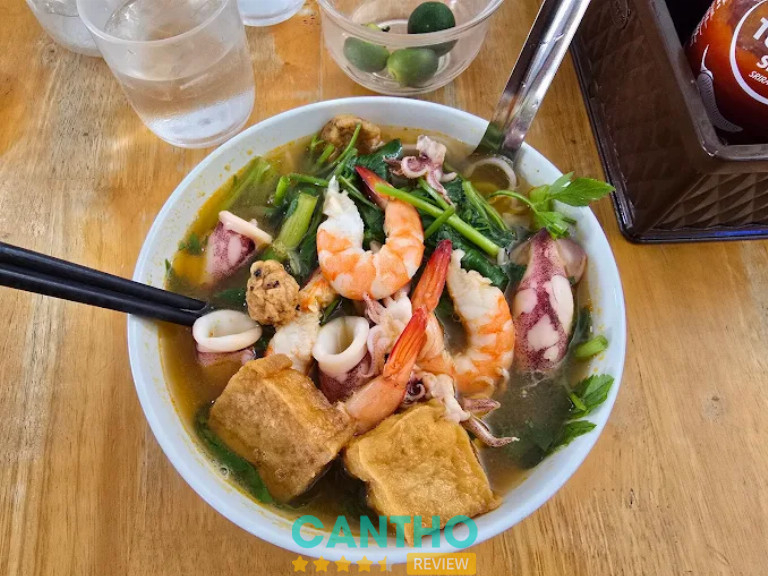 Quán bún Thái ngon ở Cần Thơ