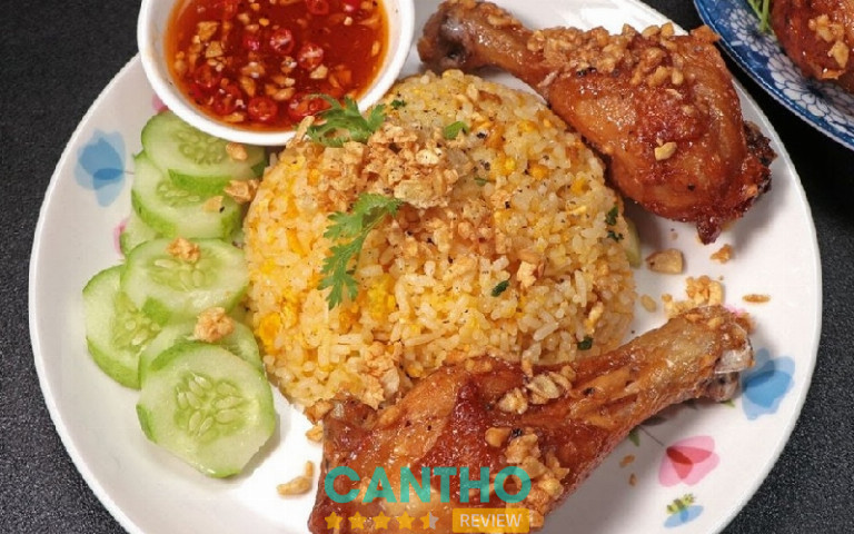 Quán cơm gà xối mỡ ở Vị Thanh Cần Thơ