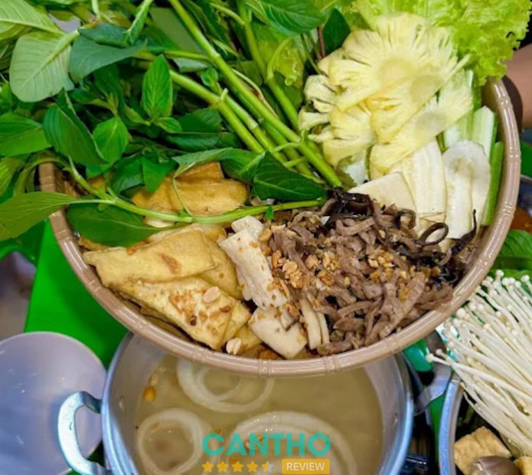 Quán lẩu chay ở Cần Thơ