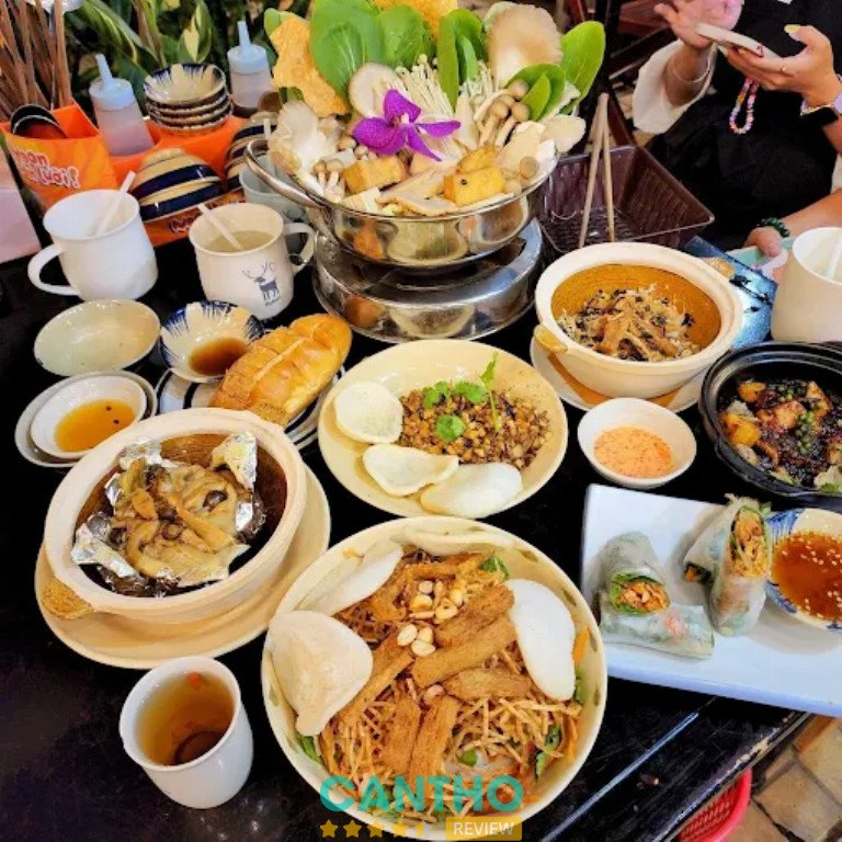 Lẩu Chay Bà Ròm ở Cần Thơ