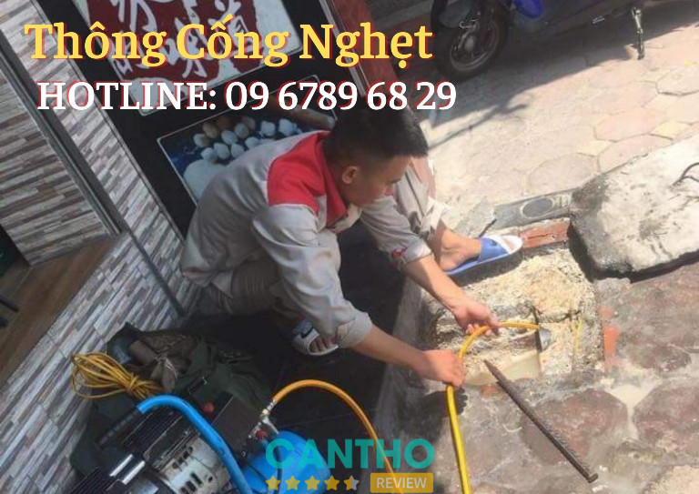 Công Ty Vệ Sinh Môi Trường Xanh thông cống nghẹt tại Ngã Bảy