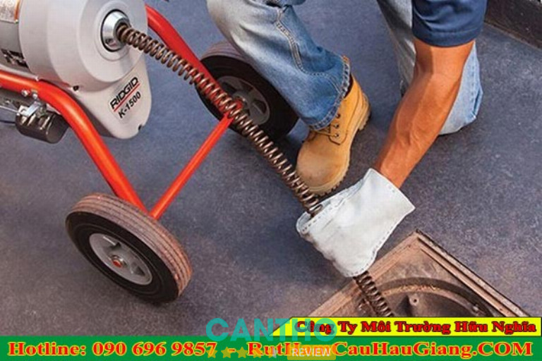 Công ty Môi trường Hữu Nghĩa thông cống nghẹt Vị Thanh