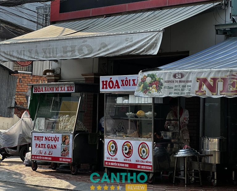 Bánh mì Xá Xíu Hóa ở Cần Thơ