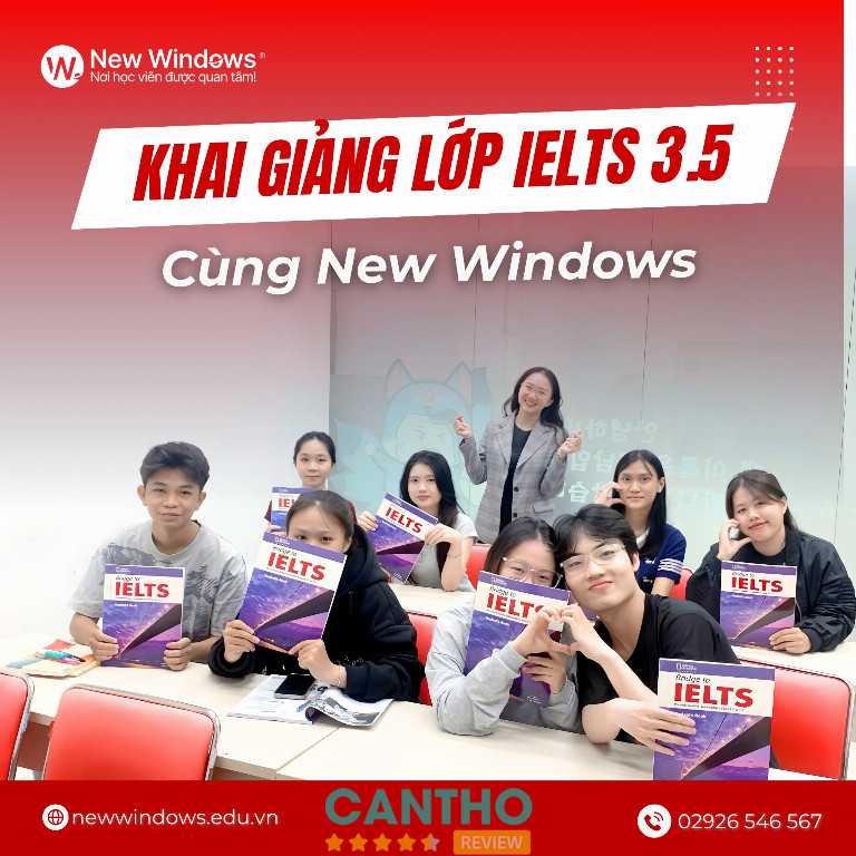 Trung tâm luyện thi IELTS ở Cần Thơ New Windows