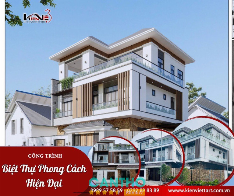 Công ty thiết kế nhà đẹp tại Cần Thơ Kiến Việt